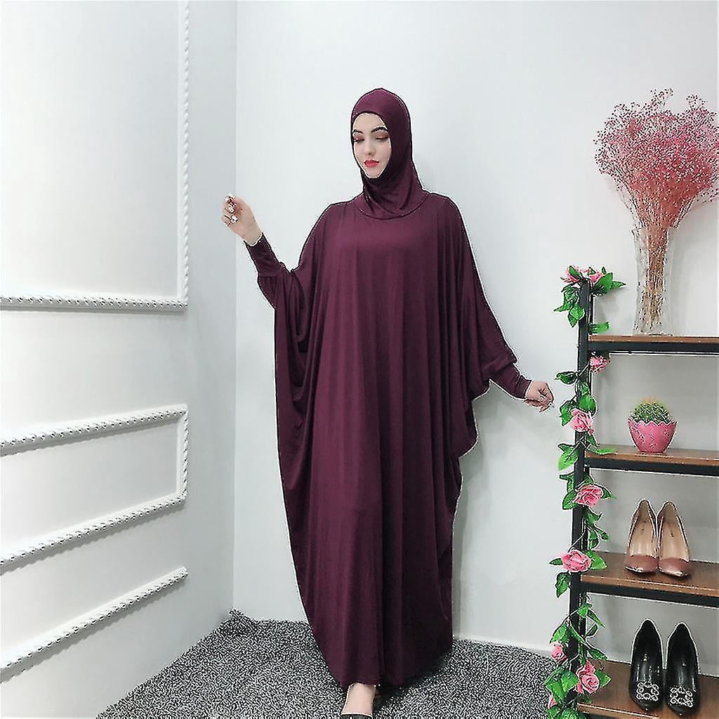 Gefomuofe Vestidos Musulmanes Para Mujer De Manga Larga Abaya