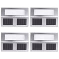 thumbnail image 1 of Miangastore Outdoor Wall Lights Stainless Steel 4Set 5.5x3.7x1in, 1 of 9