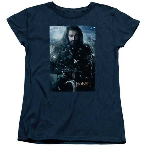 The Hobbit - Thorin Poster - Women's Short Sleeve Shirt - Medium