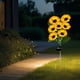 thumbnail image 5 of Simulación solar de jardín Luz girasol, jardines exteriores Decoración nocturna, goma resistente al clima, instalación sin cable, uso eficiente energéticamente, balcón de la villa en patio, 66x20cm, 5 of 6