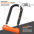 thumbnail image 2 of Bike U Lock Sportneer Heavy Duty Antirrobo con cable de 1,5 m, 2 of 6