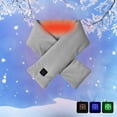 thumbnail image 1 of Grid Printed Heating Scarf Winter Warm Scarf Heating Scarf Three Gear Regulation USB Heater Heating Neck Brace Heating Pads, 1 of 4