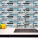 thumbnail image 5 of PVC Fondo de Pared Adhesivo, Esticker Cerámica Decorativa, Muro y Cocina, Autoadhesivo Impermeable, Diseño Moderno, para Baños y Comedores, Wallpaper de Interior, Adhesivo Simple, Fondo de Pared, 5 of 6
