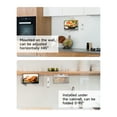 thumbnail image 3 of SYLVOX Kitchen TV, 15.6 inch Smart TV with Google System, 1080P FHD Small TV Rotated & Foldable Support Google Assistant WiFi Bluetooth Under Cabinet TV for Kitchen, Bedroom, RV Camper (Mini Smart), 3 of 11