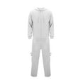 thumbnail image 4 of Letdown Men's 2 Pieces Tracksuits Casual Athletic Sweatsuit Full Zip Pullover Long Sleeve Running Sport Outfits Jogger Outfits (White, XS), 4 of 8