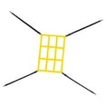 thumbnail image 4 of koolsoo Baseball Practice Net Baseball Training Device for Hitting Grounders Hitting Aid yellow, 4 of 8