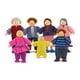 thumbnail image 1 of Melissa & Doug Familia de muñecas de madera articuladas de 7 piezas para casa de muñecas (2-4 pulgadas cada una), 1 of 5