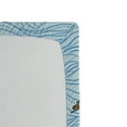 thumbnail image 3 of Ambesonne Ocean Fitted Sheet, Map with Waves, Twin Size, Cocoa Pale Blue, 3 of 3