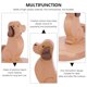 thumbnail image 4 of Soporte para teléfono móvil de madera creativo, soporte para teléfono con diseño de perro de dibujos animados para hogar y oficina, 1 unidad, 4 of 7