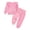 Pink, variant on GYRATEDREAM Girls 2 Piece Outfits Kids Velour Sweatsuit Fall Tracksuits Ruffle Long Sleeve Pullover Sweatpants Clothing Sets