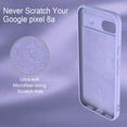 thumbnail image 6 of Designed for Google Pixel 8a Case, Slim Liquid Silicone for Women Men with Scratch-Resistant Microfiber Lining Shockproof Soft Silicone Protective Phone Case for Google Pixel 8a (Purple), 6 of 16