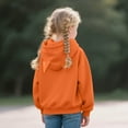 thumbnail image 4 of Tdoqot Girls Hoodie Jackets with Zipper- Cute Loose Long Sleeve Active Casual Fall Jacket Orange Size 10, 4 of 7