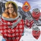 thumbnail image 5 of Bufanda De Navidad Cosy Warm Bufanda De Navidad Copos De Nieve Impreso Bufanda Botón Bufanda Otoño Invierno Bufanda Navidad Año Nuevo Regalo Guardurnaity AP007677-01, 5 of 6