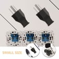 thumbnail image 4 of 3pcs Electric Plugs Replacement Plugs 3 Prong Electrical Plug Extension Cord Ends (US Plug), 4 of 5