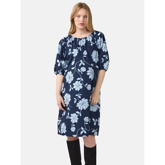Ingrid & Isabel For Every Belly Women's Maternity Maternity Easy Midi Dress, Sizes S-XXL