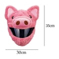 thumbnail image 2 of Cubierta de Casco de Motocicleta Engranaje de Peluche de Cara de Cara Completa Cubierta Protectora, 2 of 9