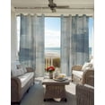 thumbnail image 4 of Blue Beige Blackout Curtains 96 Inches Long for Bedroom, Oil Painting Abstract Art Contemporary Thermal Insulated Room Darkening Black Out Window Curtain Panels Grommet Drapes for Living Room, 4 of 8