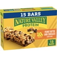 thumbnail image 3 of (6 pack) Nature Valley Protein Chewy Snack Bars, Peanut Butter Dark Chocolate, 15 Bars, 21.3 oz, 3 of 23