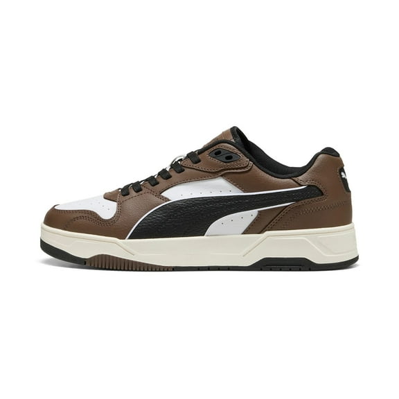 Men's Puma RBD Break Low Puma White-Black-Flat Bronze (402586 08) - 7.5