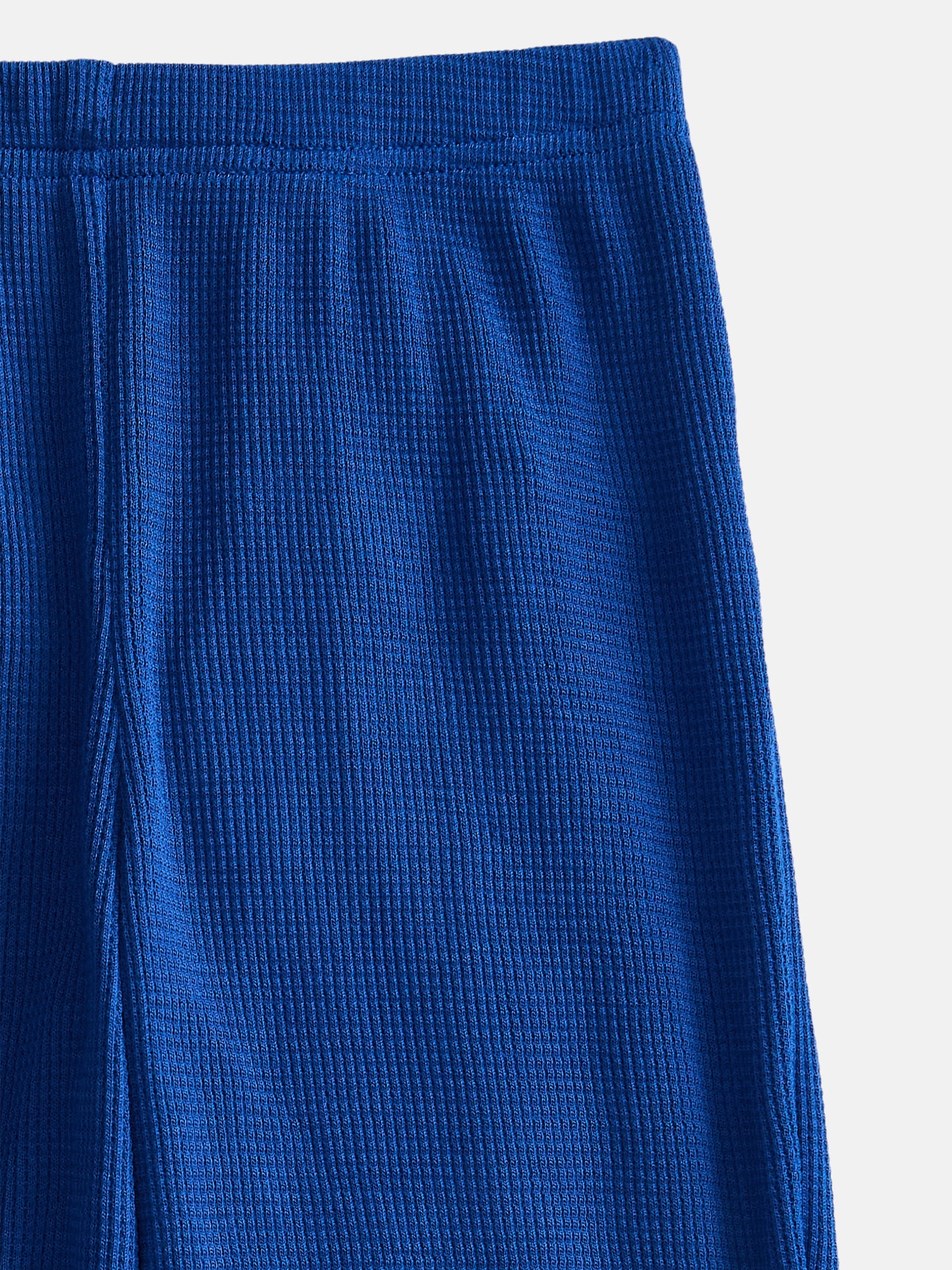 Wonder Nation Boys Waffle Knit Short Sleeve Top and Pants Pajama Set, 2 Piece, Sizes 4-18