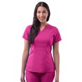 thumbnail image 1 of Adar Pro Scrubs For Women - Tailored Peplum Scrub Top, 1 of 6
