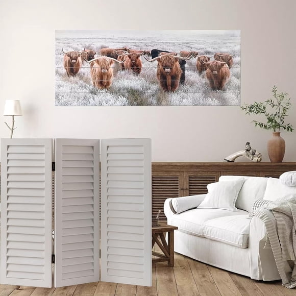 SOFE Room Divider, White Wood Privacy Screen 3 Panel 2.6FT, Folding Room Dividers Freestanding for Bedroom Home Office, Farmhouse Shutter Style Foldable Partition