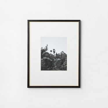 20"x26" Matted to 11"x14" Gallery Wall Frame Black/Brass - Threshold