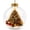 1pcs B, variant on 6PCS Glowing Christmas Ornaments - Mini Gold Light-Up Christmas Ball Ornaments - Christmas Tree Ornament with Warm LED Light for Tree Mantel, Holiday Scene Decoration & Gift