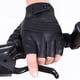 thumbnail image 4 of ColoMX 1 par de guantes de fitness Guantes de entrenamiento antideslizantes Guantes de medio dedo Guantes de cuero de imitación para montar, 4 of 7