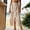 Khaki, variant on Womens Elastic High Waist Tiered Ruffle Midi Skirt Front Split Button Down Solid Boho Long Skirt for Summer Casual Wear White M(M)