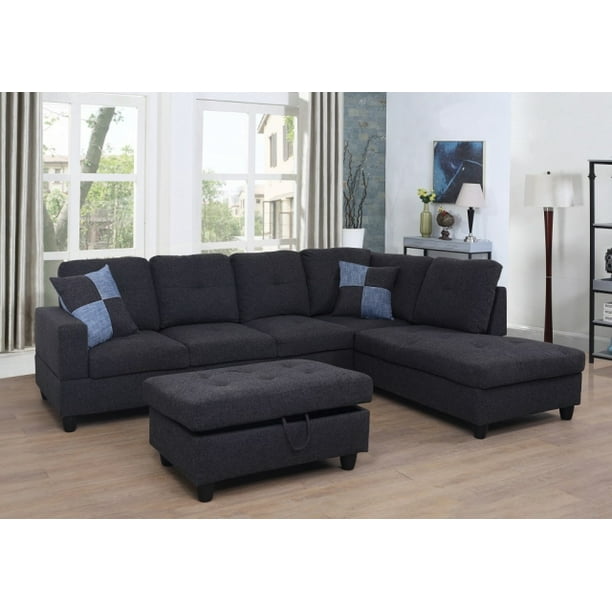 PonLiving Furniture Frame 103.5'' Left or Right Facing Sleeper