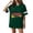Dark Green Short Sleeve, variant on DORKASM Mexico Soccer Jersey for Women Crew Neck Football Trendy T-Shirt Short Sleeve Summer National Emblem Detail 2026 Tops Spain Brazil Argentina France Germany Portugal White L