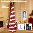 thumbnail image 4 of Oropel desplegable HMASYO para árbol de Navidad, de 6 pies, con luces y control remoto, 4 of 9