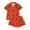 AB73 Orange, variant on Tisuna Women'S Halloween Pajamas Set Ghost Bow Print Short Sleeve Button Down Tops And Shorts Sleepwear Pjs Sets Breathable 2 Pieces Indoor Wear S-XXL