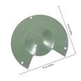 thumbnail image 4 of HEATSHAKING 1 Pair Rigid Side Grinder Guard with Green Iron Material Protection, 4 of 5