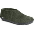 thumbnail image 3 of Glerups AR-09-02: Unisex Wool Forest/Black Rubber Sole Slipper, 3 of 5