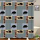 thumbnail image 3 of Juego de 4 cortinas de ducha de cabina con alfombras, cortina de ducha de tela impermeable, oso negro, ciervo, alce, pato real, animales del bosque, lago, cabaña de caza, casa de campo rústica,, 3 of 7