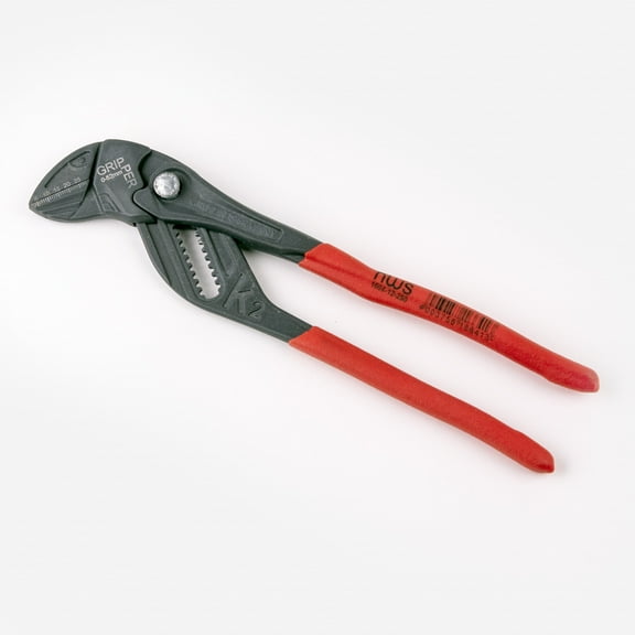 NWS Pliers Wrench Gripper - Atramentized - Plastic Grip, 10"