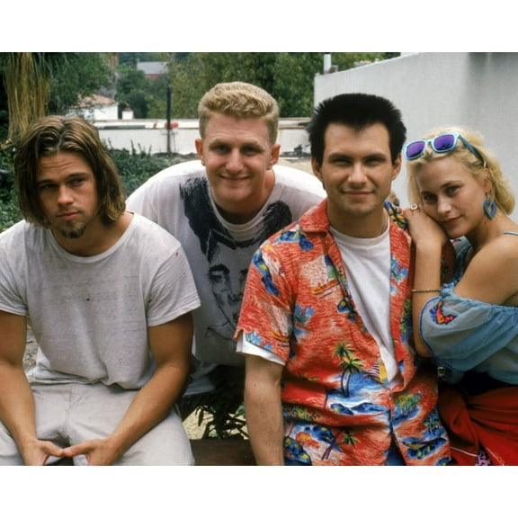 True Romance Christian Slater Patricia Arquette Brad Pitt Michael Rapaport 24x36 Movie Poster HD Aluminum Wall Art