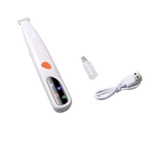 Upgraded Waterproof Pet Paw Hair Trimmer, Rechargeable Clipper with LED Light, Safe Grooming for Cat and Dog Foot Pads, Home Use Cordless Trimmer