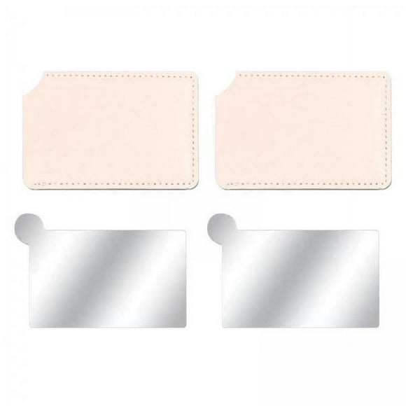 5xMaquillaje Espejo Monedero Espejo Multifunción Mini Miniatura Espejo Viaje Espejo Amarillo