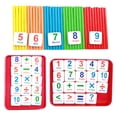 thumbnail image 4 of Yeacher Children's Arithmetic Stick Wooden Counting Sticks Rods Early Educational Toy with a Metal Storage, 4 of 8