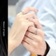 thumbnail image 2 of Anillo de pareja de acero de titanio liso para mujer, anillo de cola con personalidad que no se decolora, 18 quilates S925, 2 of 5