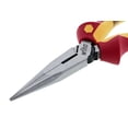thumbnail image 5 of Wiha Tools Insul. Industrial Long Nose Pliers w/ Cutter 8" OAL. Industrial brushed finish. Two component ergo cushion grips., 5 of 7