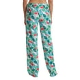 thumbnail image 3 of Just Love Plaid Women's Pajama Pants - Soft Sleepwear for Comfortable Nights (White - Tropical Flamingos, X-large), 3 of 3
