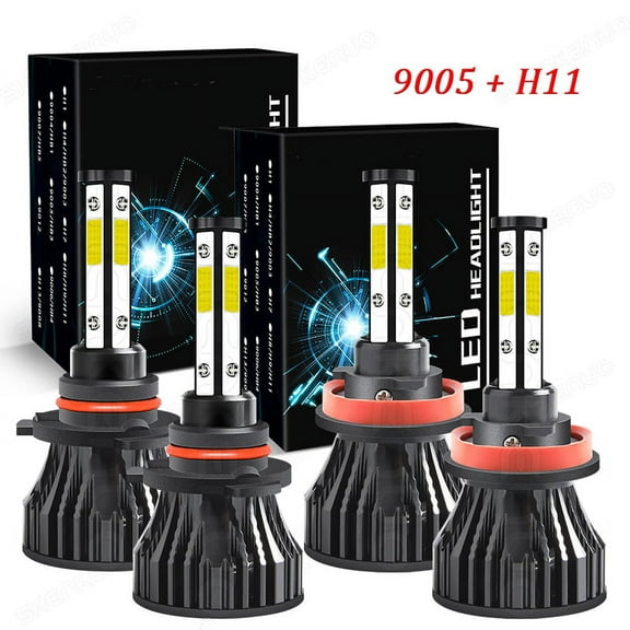 For 2016 2017 2018 Dodge RAM 1500 2500 3500 LED Headlight High/Low Beam Bulbs