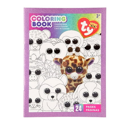 ty beanie boo beanie boo coloring book  walmart