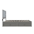 thumbnail image 6 of AFI NoHo Farmhouse Queen Wood Bed with Footboard and 2 Drawers in Gray, 6 of 6