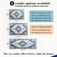 thumbnail image 3 of Kitchen Rugs Sets of 3 Non Slip Washable Kitchen Mats for Floor, Waterproof Kitchen Runner Rug, Floor Mat Carpet for Entryway, Laundry, Sink, Hallway, Bathroom, 3 of 12