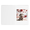 thumbnail image 3 of DistinctInk Greeting Card / Note Card - Valentine's Day Weimaraner Puppy - PACK of 1, 3 of 7